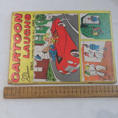 Cartoon Laughs September 1966 no 3 cartoons and joke book