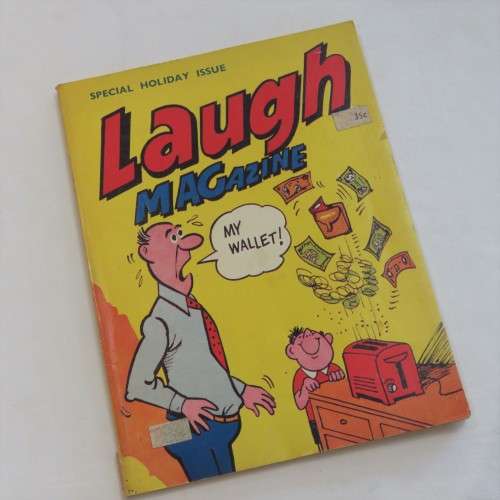 Laugh Magazine cartoon and joke book - Lot of 3 vintage issues
