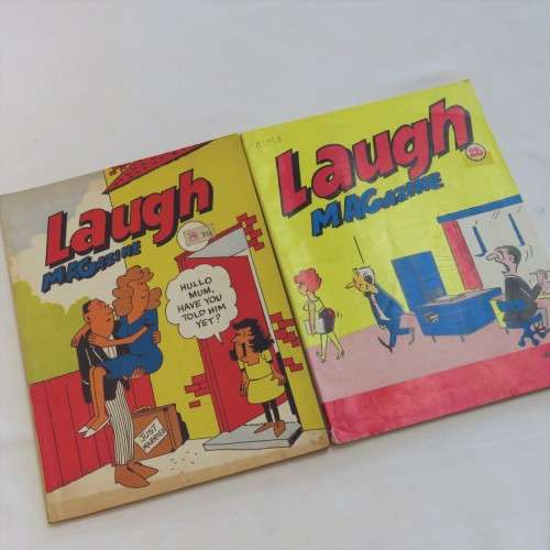 Laugh Magazine cartoon and joke book - Lot of 3 vintage issues