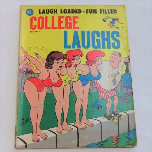 College Laughs no 39 1965 - Joke and cartoon book