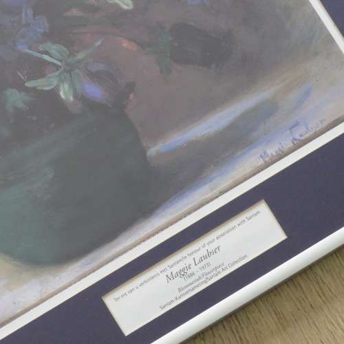 Beautiful Maggie Laubser numbered print #456/1000 in frame