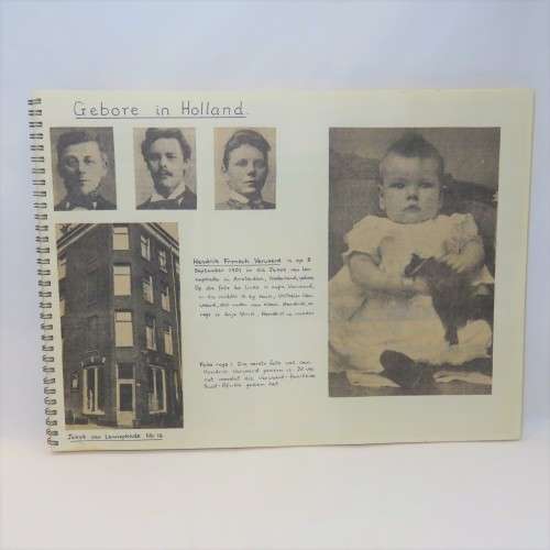 Plakboek - Dr HF Verwoerd - Sy lewe en werk - Size 28 x 38 cm