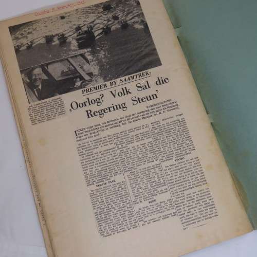 Plakboek oor 50 jaar van die Nasionale Party 1965 - 38 x 26 cm