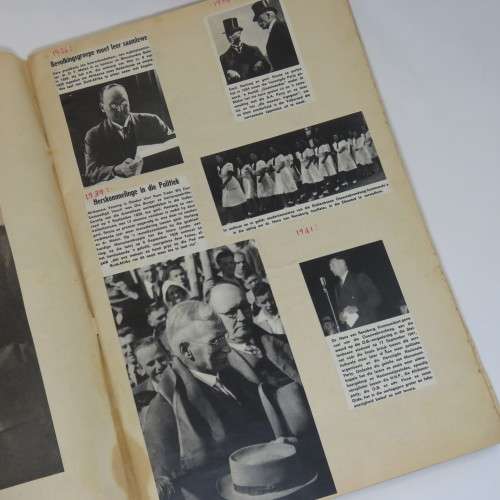 Plakboek oor 50 jaar van die Nasionale Party 1965 - 38 x 26 cm