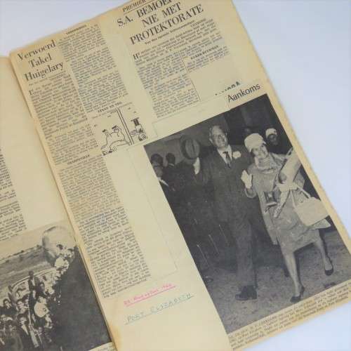Plakboek oor 50 jaar van die Nasionale Party 1965 - 38 x 26 cm