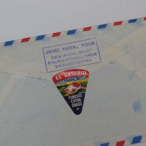 Letter posted from Palma de Mallorca , Spain to Randburg, South Africa 16 Oct 1978