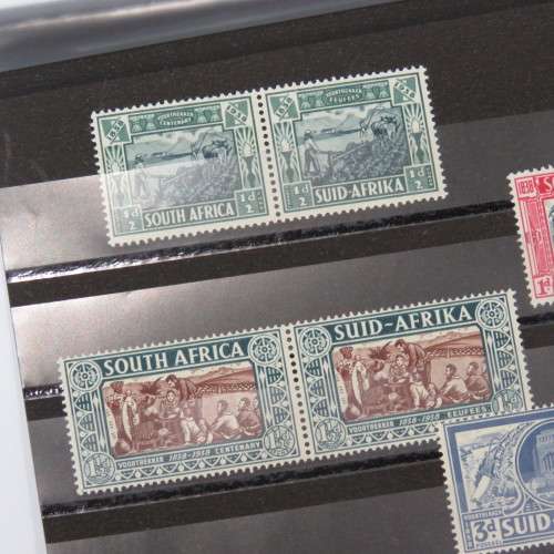 1938 Voortrekker Centenary SACC 75-78 pairs mint - Only 3d hinged