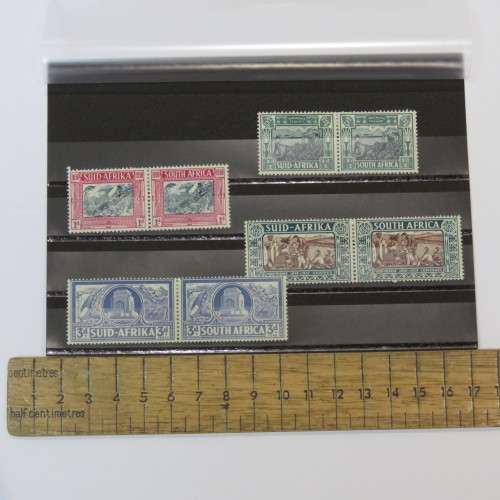 1938 Voortrekker Centenary SACC 75-78 pairs hinged mint