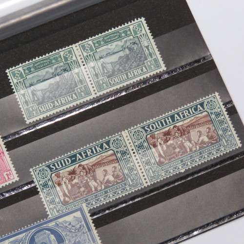 1938 Voortrekker Centenary SACC 75-78 pairs hinged mint
