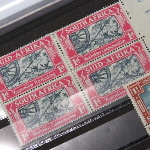 Commemoration of Voortrekkers SACC 79 and 80 hinged mint - Blocks of 4