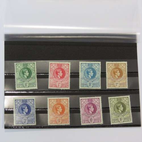 Swaziland 1938 definitive issue George 6 - Half penny to one shilling - Mint hinged