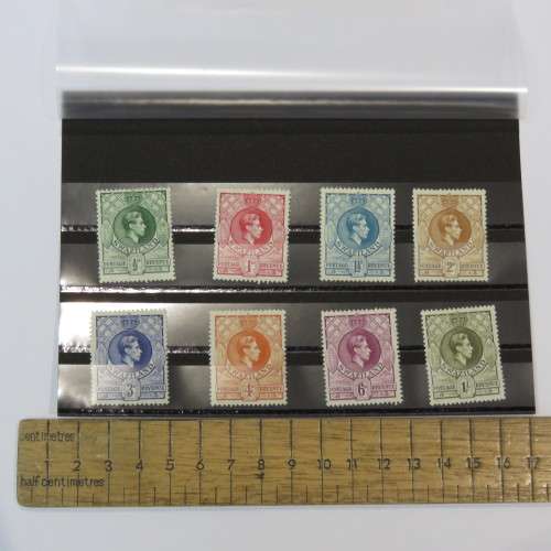 Swaziland 1938 definitive issue George 6 - Half penny to one shilling - Mint hinged