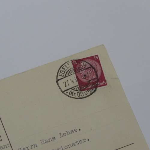 1935 Pre WW2 Postcard from Egelsbach, Germany to Windhoek, South West Africa
