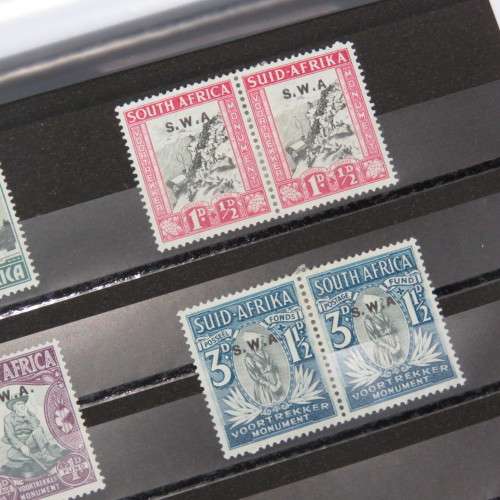 South West Africa SACC 119 to 122 Pairs mint hinged