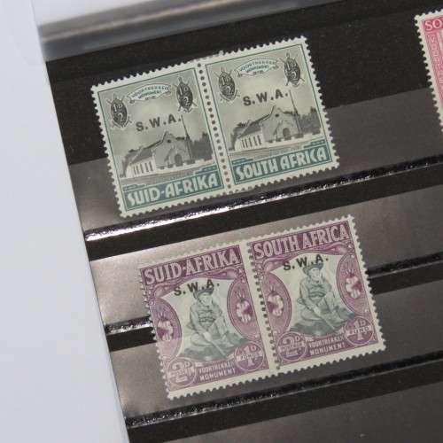 South West Africa SACC 119 to 122 Pairs mint hinged