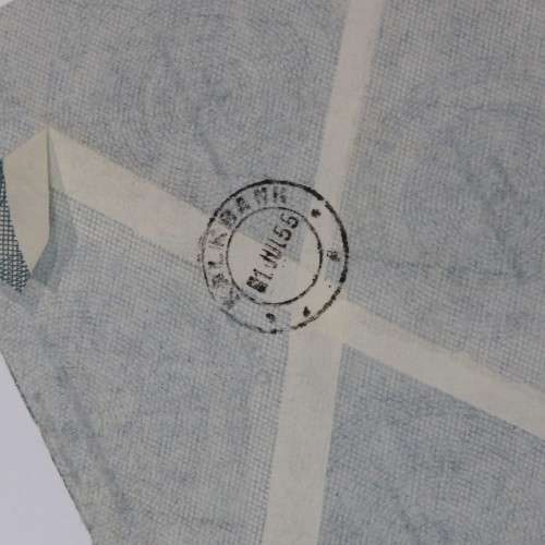 Airmail letter from Brussel, Belgium to Pietersburg, South Africa with 2 Belgian stamps
