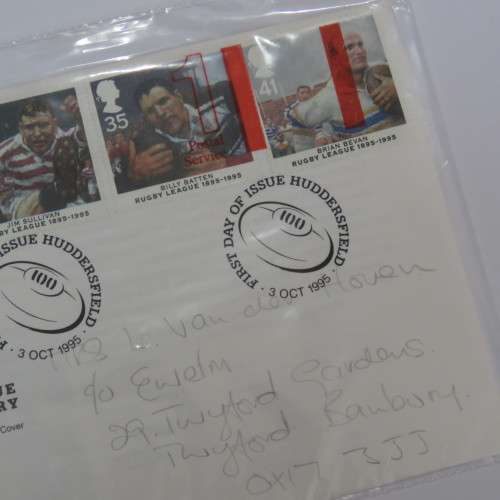 Great Britain 1995 Rugby League Centenary First day cover