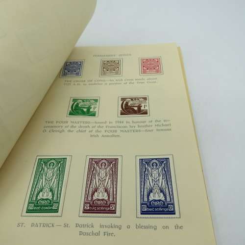 Book with mint stamps of Ireland 1922-1956 - Total of 71 stamps - high book value