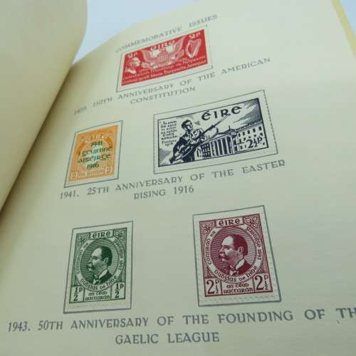 Book with mint stamps of Ireland 1922-1956 - Total of 71 stamps - high book value