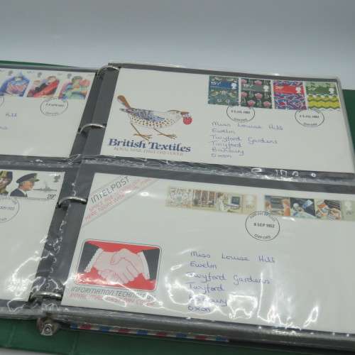 FDC album with 79 British covers and few others - with the album
