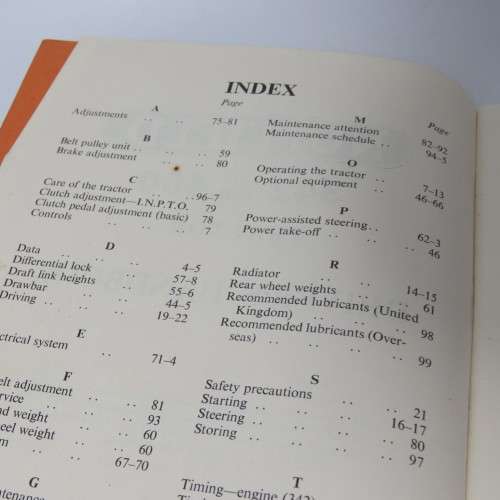 Nuffield tractor drivers handbook - Types 342 and 460
