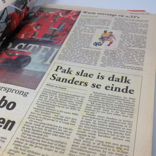The Official Formula One 1997 Grand Prix Guide - including newspaper with article