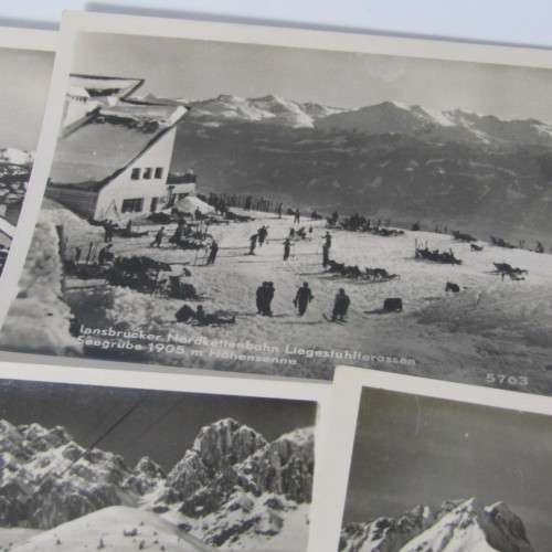 Lot of 12 vintage pictures of Innsbruck