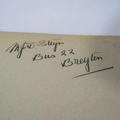 Vechten en Vluchten van Beyers en Kemp by JF Naude - 1903 edition - from Marthinus Steyn Jnr collect