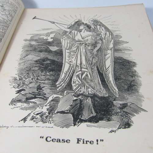 Anglo Boer War period bound volumes of Punch magazine  - 1899, 1901, 1902 and 1900