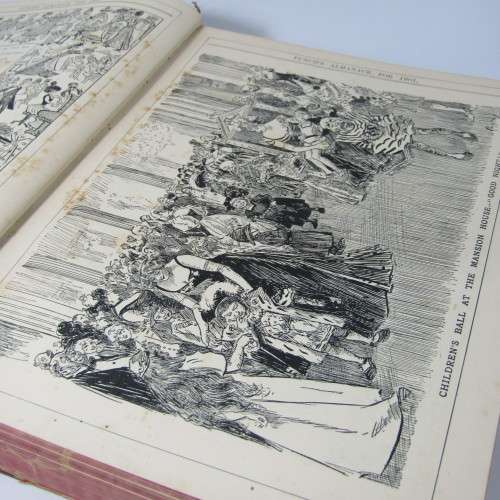 Anglo Boer War period bound volumes of Punch magazine  - 1899, 1901, 1902 and 1900