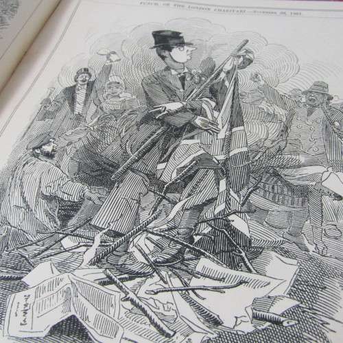 Anglo Boer War period bound volumes of Punch magazine  - 1899, 1901, 1902 and 1900