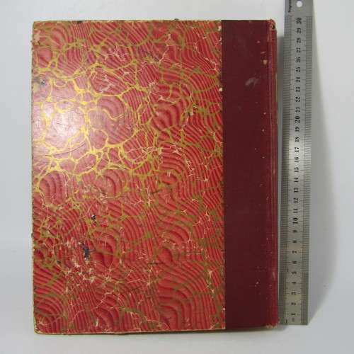 1887 Bound volume of Punch magazine - some damage