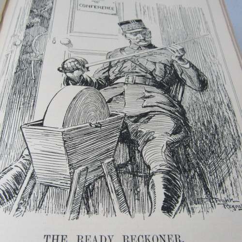 1921 Bound volume of Punch magazine - some damage