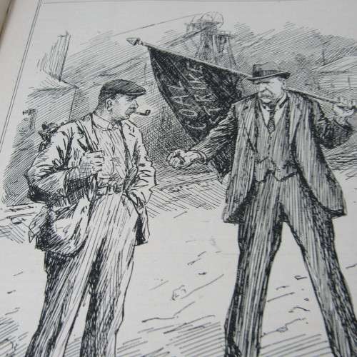 1920 Bound volume of Punch magazine - some damage