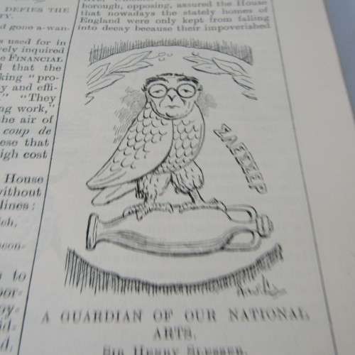 1926 Bound volume of Punch magazine - Jan to June and Jul to Dec - some damage