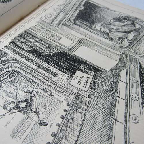 1926 Bound volume of Punch magazine - Jan to June and Jul to Dec - some damage