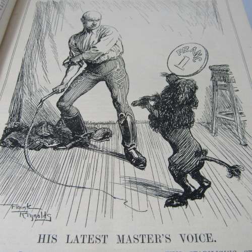 1926 Bound volume of Punch magazine - Jan to June and Jul to Dec - some damage
