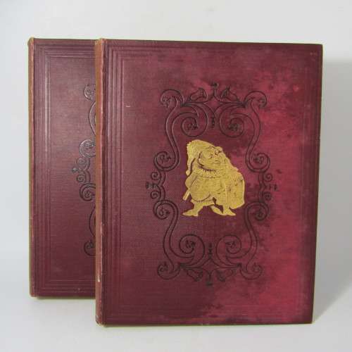 1936 Bound volume of Punch magazine - Jan to June and Jul to Dec - some damage