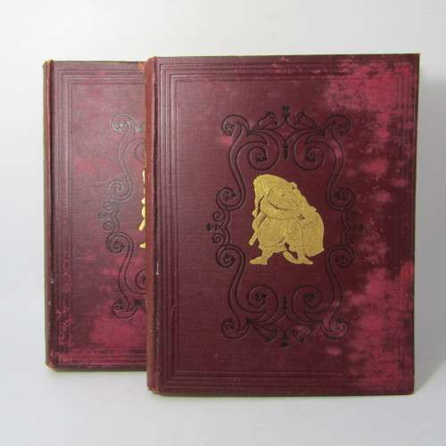 1932 Bound volume of Punch magazine - Jan to June and Jul to Dec - some damage