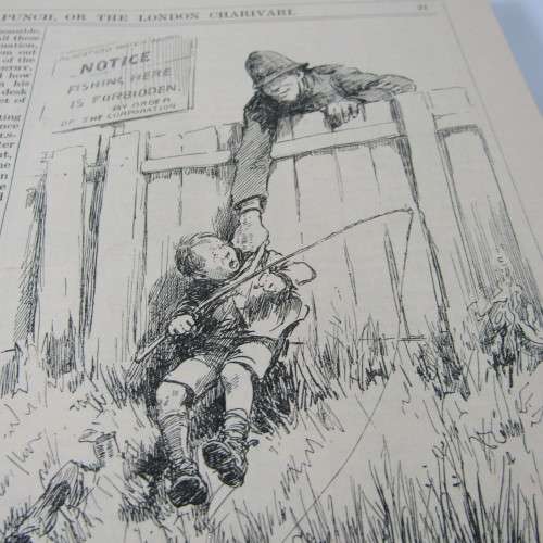 1931 Bound volume of Punch magazine - Jan to June and Jul to Dec - some damage