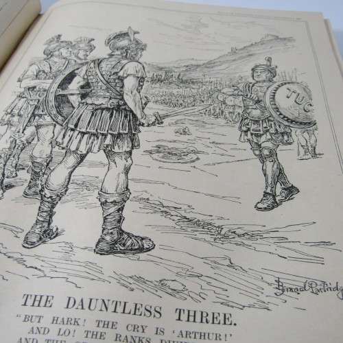 1931 Bound volume of Punch magazine - Jan to June and Jul to Dec - some damage