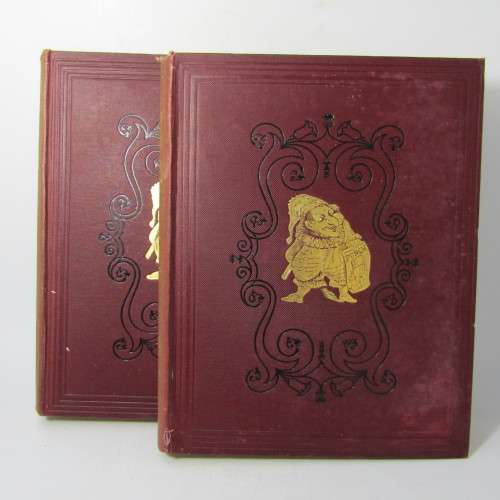 1935 Bound volume of Punch magazine - Jan to June and Jul to Dec - some damage