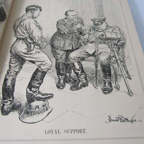 1934 Bound volume of Punch magazine - Jan to June and Jul to Dec - some damage