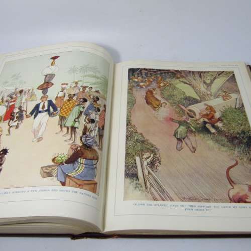 1934 Bound volume of Punch magazine - Jan to June and Jul to Dec - some damage