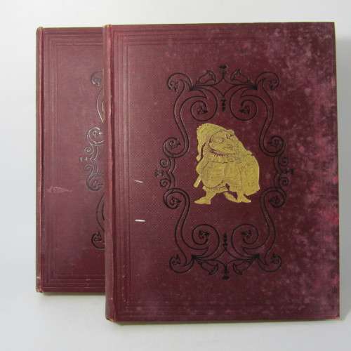1938 Bound volume of Punch magazine - Jan to June and Jul to Dec - some damage