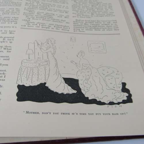 1938 Bound volume of Punch magazine - Jan to June and Jul to Dec - some damage