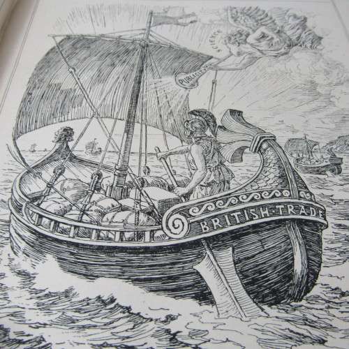 1927 Bound volume of Punch magazine - Jan to June and Jul to Dec - some damage