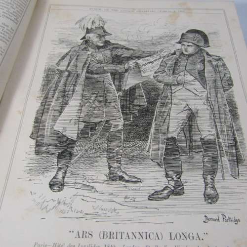 1903 Bound Volume of Punch magazine - some damage