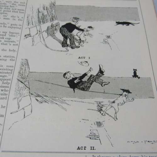 1903 Bound Volume of Punch magazine - some damage