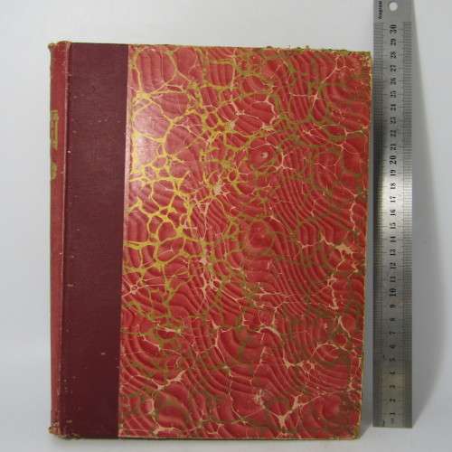 1893 Bound volume of Punch magazine - some damage
